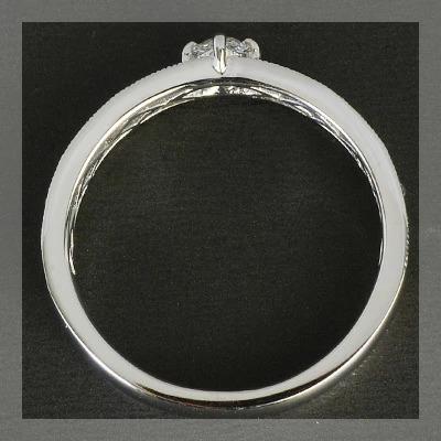 ローズカットダイヤモンドリング 誕生石 4月 PT900 K18 K10対応の画像