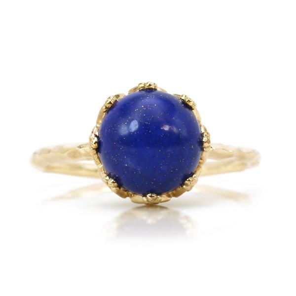 数量限定 8mm ラピスラズリ リング ボンボンクルール 指輪 PT900 K18 K10対応 |  | 01