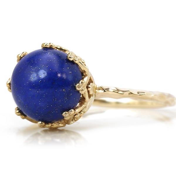 数量限定 8mm ラピスラズリ リング ボンボンクルール 指輪 PT900 K18 K10対応 |  | 02