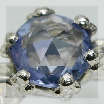 指輪 ブルーサファイアローズカット リング アンティークシルエット