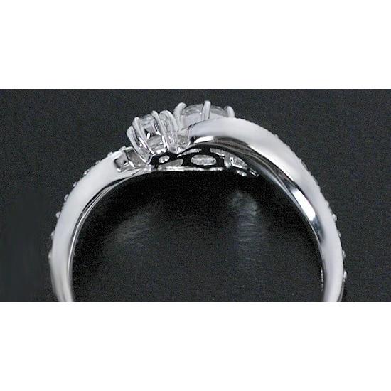 グラシュー ローズカットダイヤ ダイヤリング PT900 K18 K10対応 誕生石 4月の画像