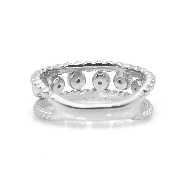 限定1本 PT950 0.04ct アレキサンド 0.04ct ダイヤモンド ピンキーリング 4.5号 サイズ変更承ります 誕生石6月4月の画像