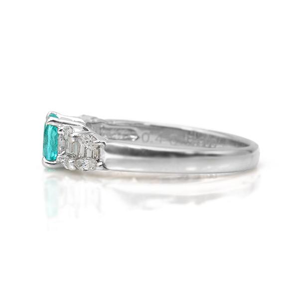 限定1本 PT900 鑑別書付 0.4ct ブラジル産パライバトルマリン 0.45ct