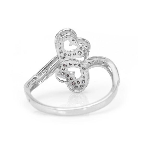 限定1本 PT900 0.12ct ピンクダイヤモンド 0.15ct ダイヤモンド リング 13号 サイズ変更承ります 誕生石4月の画像