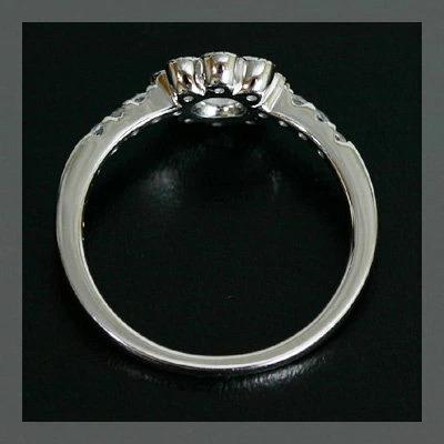 人気 再販 ローズカット ダイヤ リング、3.8ミリの輝き フィオレット 誕生石 4月 PT900 K18 K10対応 |  | 05