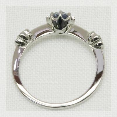 k18 ローズカット ブルーサファイア　リング 楽天市場】ブルー サファイヤ × ローズカット ダイヤモンド リング K18