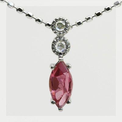 POINT10％中 マーキスがスタイリッシュ ピンクトルマリン ローズカット  