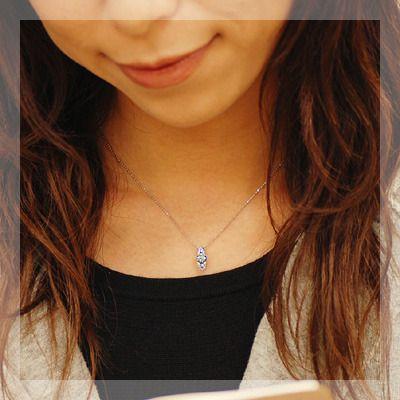 ルイーズ アクアマリン タンザナイトペンダントトップ チェーン無し 誕生石 3月 12月 PT900 K18 K10対応の画像
