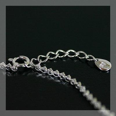 天然ダイヤモンド0.5ct SV925ブレスレット 重ねて着けたい 0.5ct繊細ダイヤモンドブレスレット※こちらの商品