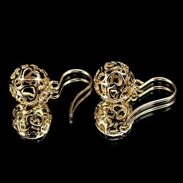 P10％中 レディ−ス Oro オーロ エアリー ハート メタル フック ピアス 
