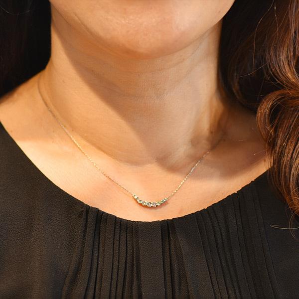 ネックレス あすつく 数量限定 Pt900 Total0.50ct ファンシーカラーダイヤモンドネックレス　チェーンはPt850 |  | 08