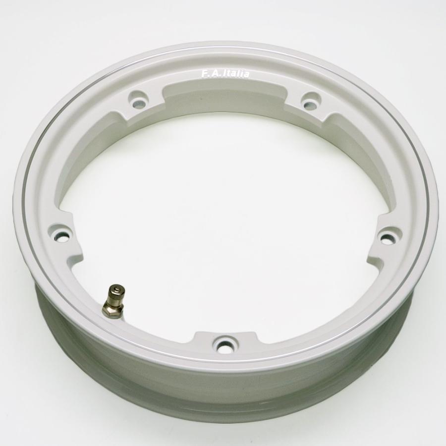 F.A.Italia チューブレスホイール 2.10-10 ホワイト Vespa, LML F.A.Italia チューブレスホイール 2.10-10 ホワイト Vespa, LML