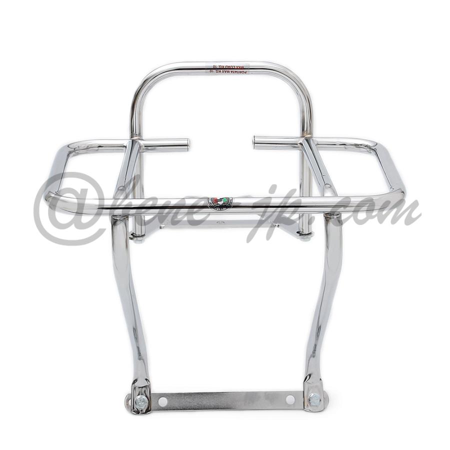 Cuppini ツーリングボックス用 リアキャリア メッキ Vespa P/PX, LML 