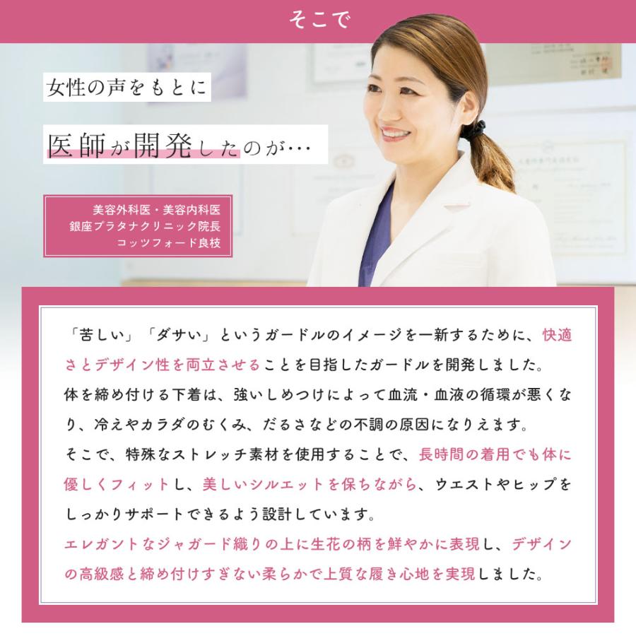 JACQUARD GIRDLE ジャガードガードル」DR METHOD ドクターメソッド