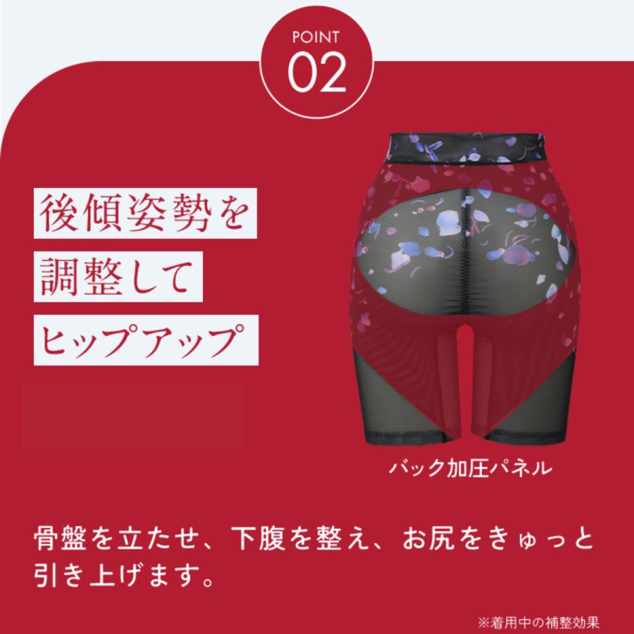 ガードル お腹引き締め SliBee High Waist スリビーハイウエスト DR METHOD ドクターメソッド 公式 医学発想 女医開発 花柄 骨盤補整 補整下着 骨盤ガードルの画像