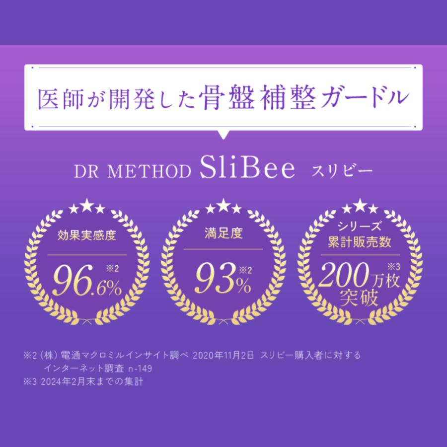 ガードル お腹引き締め SliBee High Waist スリビーハイウエスト 3枚セット エアリーブルー ノーブルベージュ ベージュ DR METHOD ドクターメソッド 公式の画像