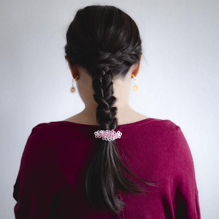 花束バレッタ 小さめ ヘアアクセサリー 髪飾り 花 フラワー 花束バレッタ 小さめ ヘアアクセサリー 髪飾り 花 フラワー