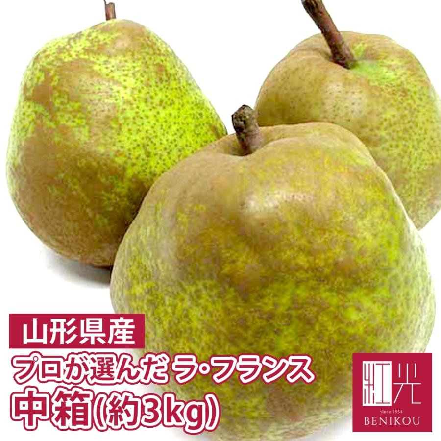 プロが選んだ洋梨 (ラ・フランス) 3kg (約7〜10個入り) 【送料無料】「北海道・沖縄は+1100円」 果物 フルーツ ギフト ラフランス