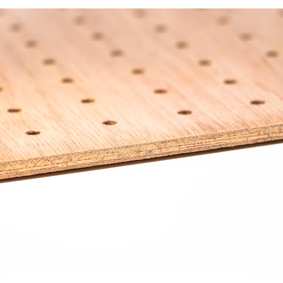 川島材木店 有孔ベニヤ 厚5.5mm 1820x910mm 3'x6' [大型商品] ラワン