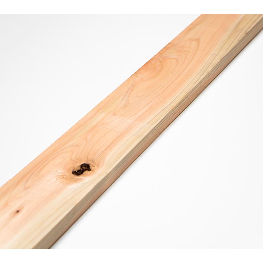 川島材木店 桧 1'x4' 長55cmx8.8cmx1.9cm 2本セット ワンバイ 川島材木店 桧 1'x4' 長55cmx8.8cmx1.9cm 2本セット ワンバイ