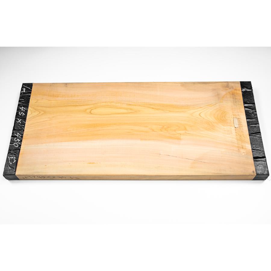 川島材木店 ヒノキ一枚板 1000x450x45mm 銘木 天板 レジンテーブル