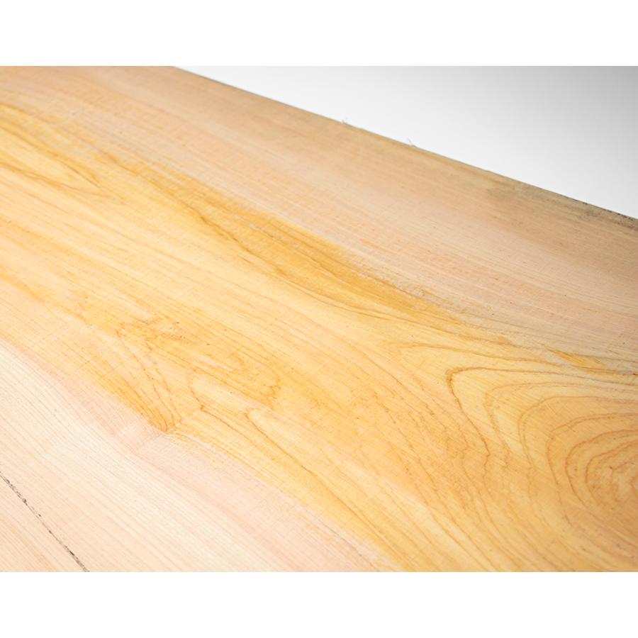川島材木店 ヒノキ一枚板 1000x450x45mm 銘木 天板 レジンテーブル