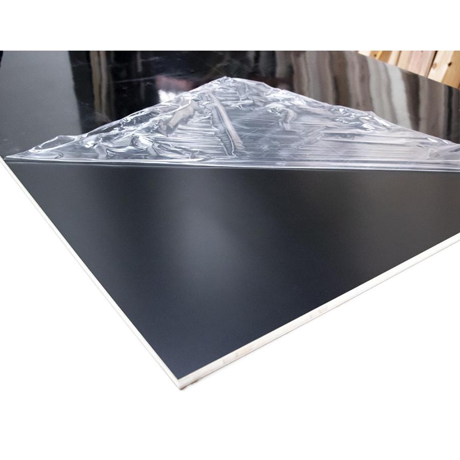 川島材木店 黒ポリランバー 厚15mm 1820x910mm 3'x6' [大型商品