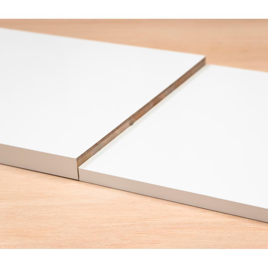 白ポリ化粧棚板 厚21mm 600x1820mm 天板 棚板 カラーボックス DIY 川島