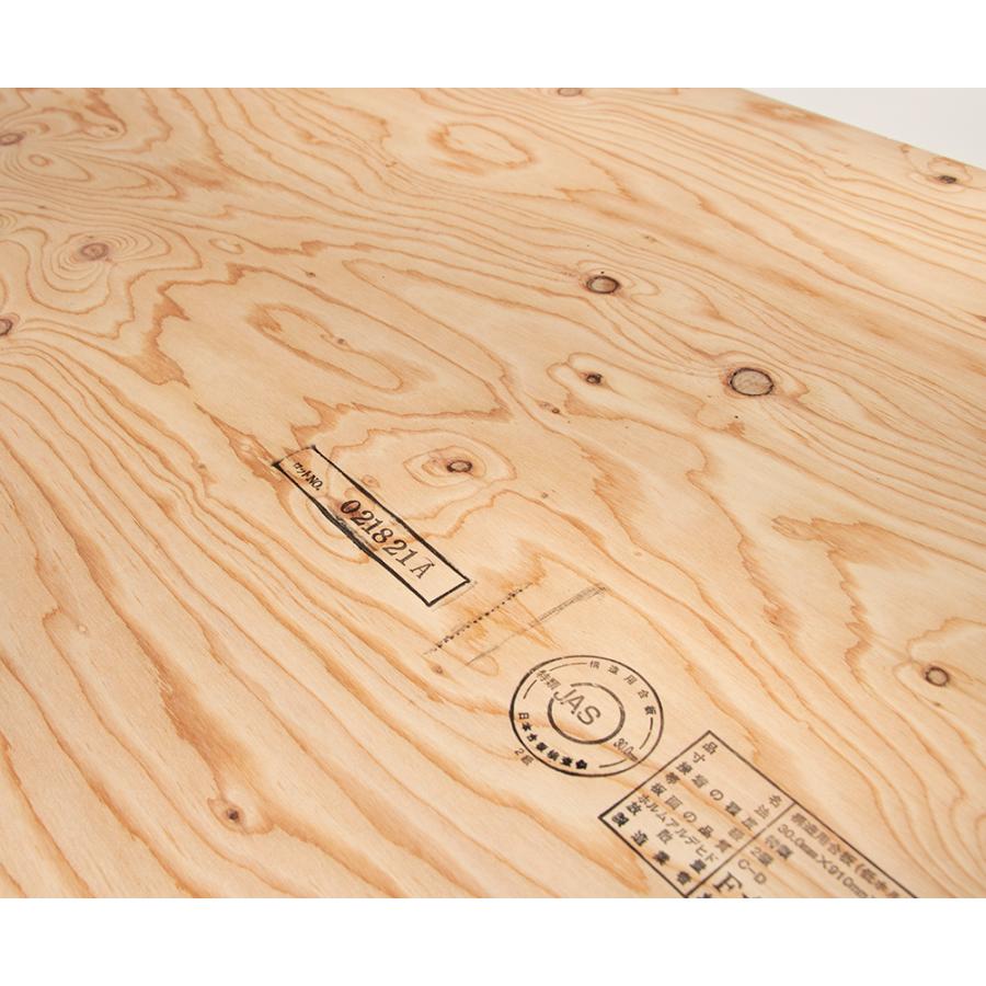 合板 針葉樹合板 厚30mm 908x910mm 2枚セット 3'x3' ラーチ 構造合板