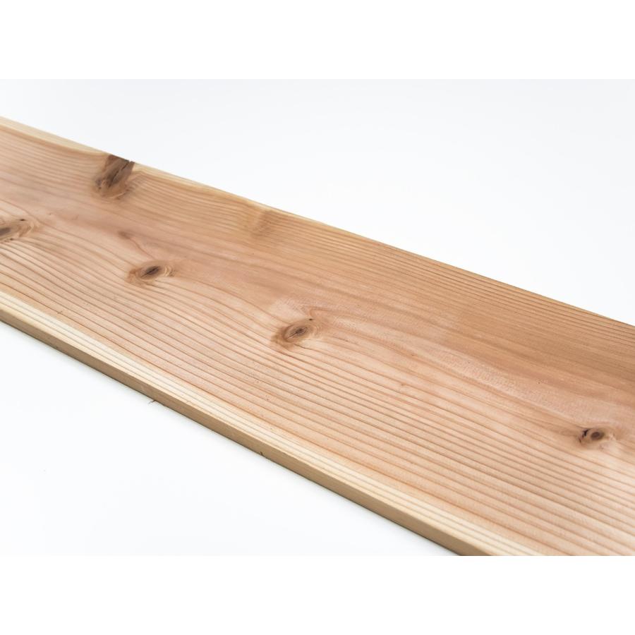 川島材木店 杉板 4枚セット 長182cm 巾18(17)cmx厚1.8cm 棚 棚板