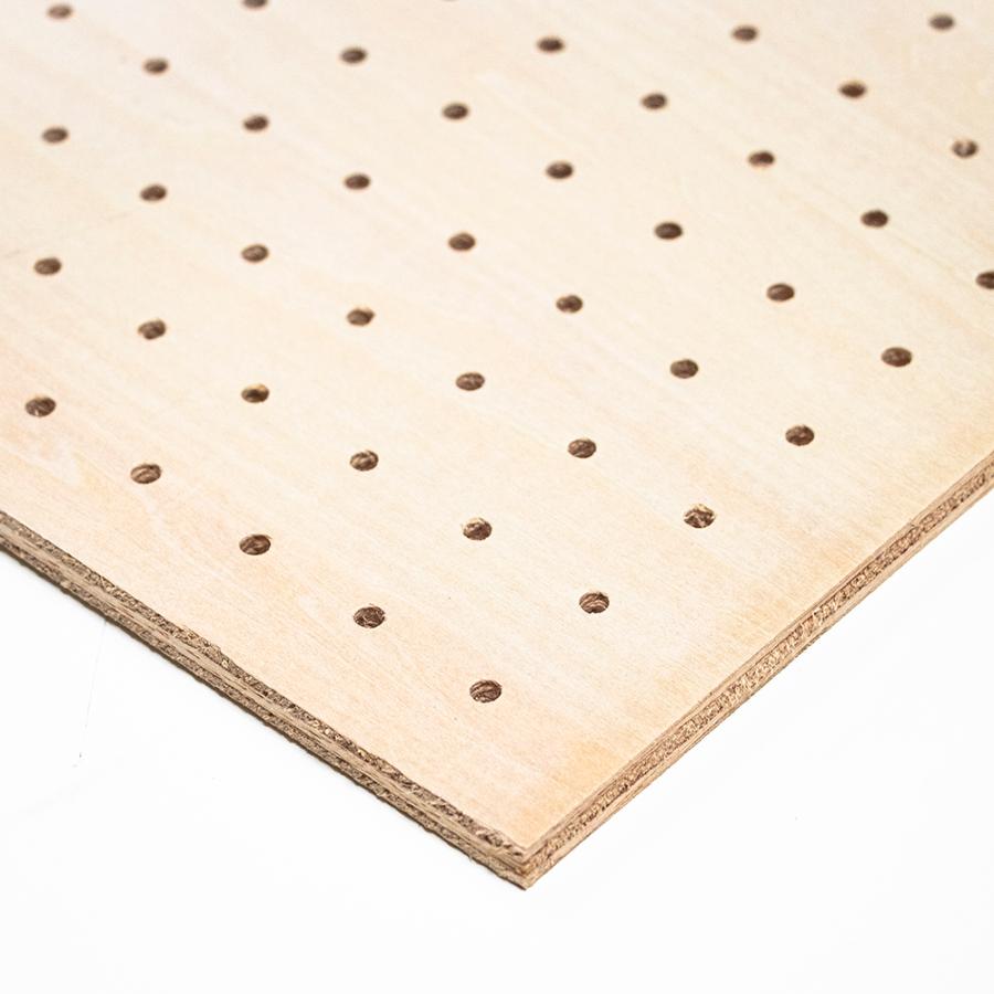 川島材木店 シナ有孔ベニヤ 厚9mm 1825x915mm 3'x6' [大型商品] JAS F4