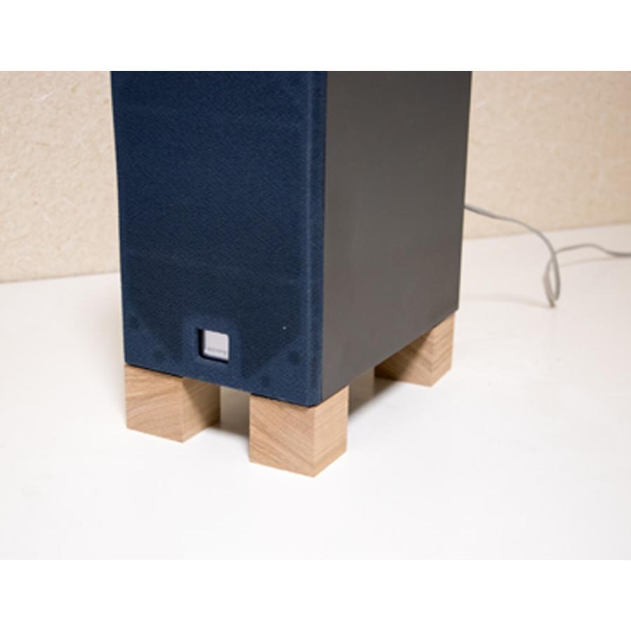 川島材木店 キューブ アッシュ 4個セット スピーカー プレーヤー台