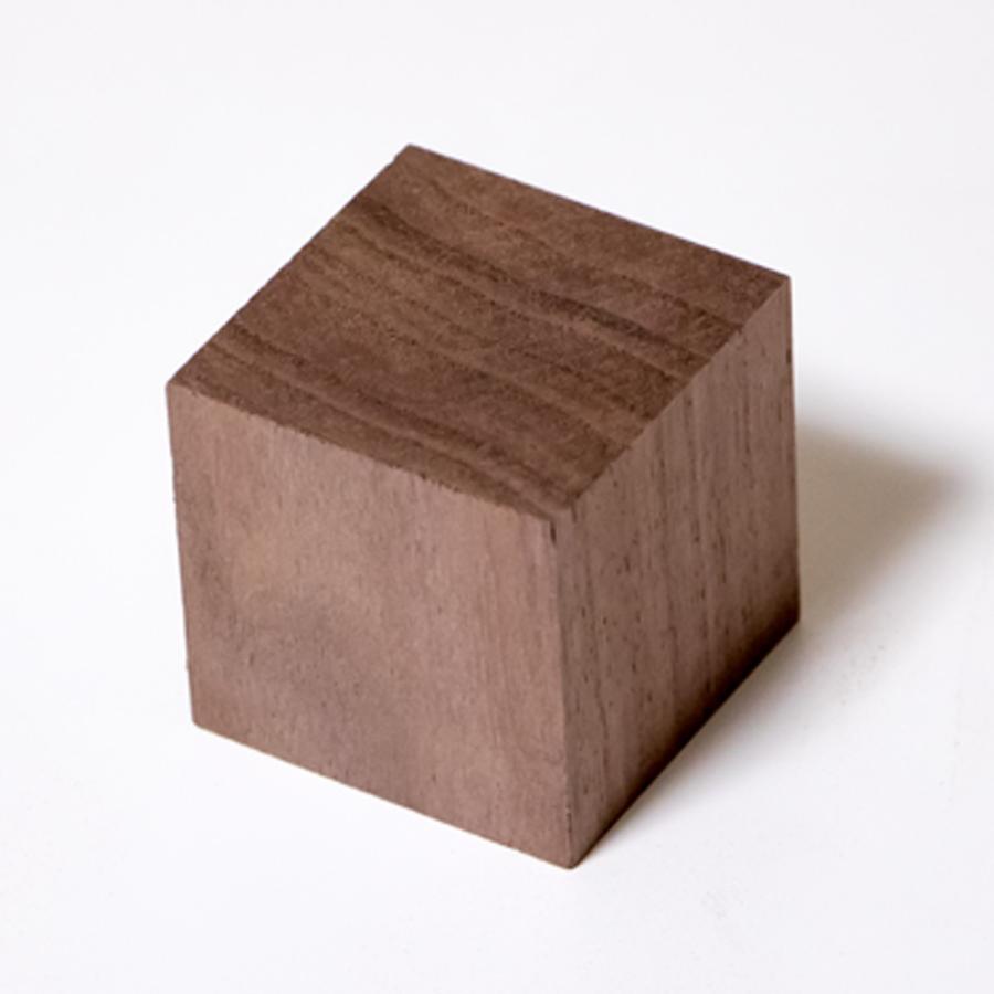 川島材木店 キューブ ウォールナット 4個セット スピーカー