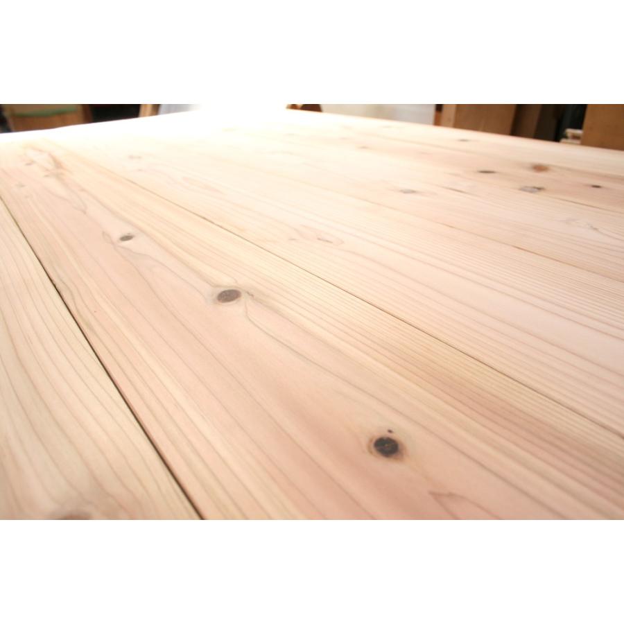 川島材木店 吉野杉 巾広厚み3cmのフローリング床材（無塗装）2mx13