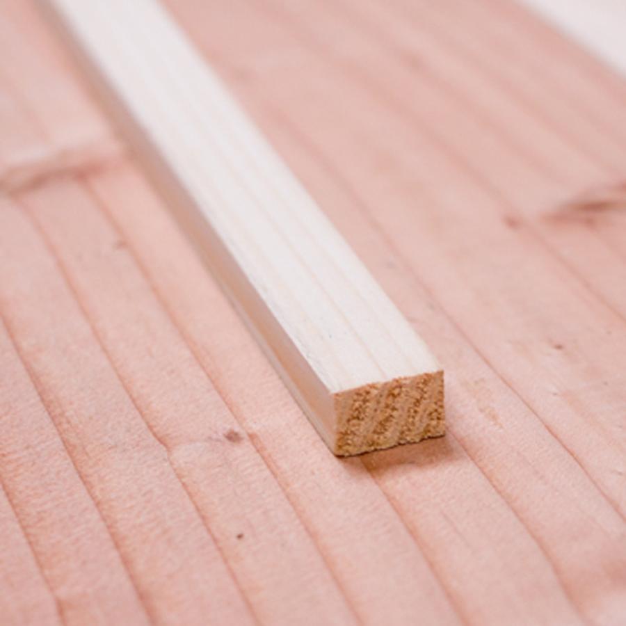 川島材木店 雑巾摺り 長182cm 1cmx1.5cm [10本セット] 細木材 木工