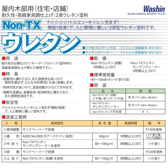 木工用ウレタンクリヤー 硬化剤のみ 1L 1：1 NTX 和信化学工業