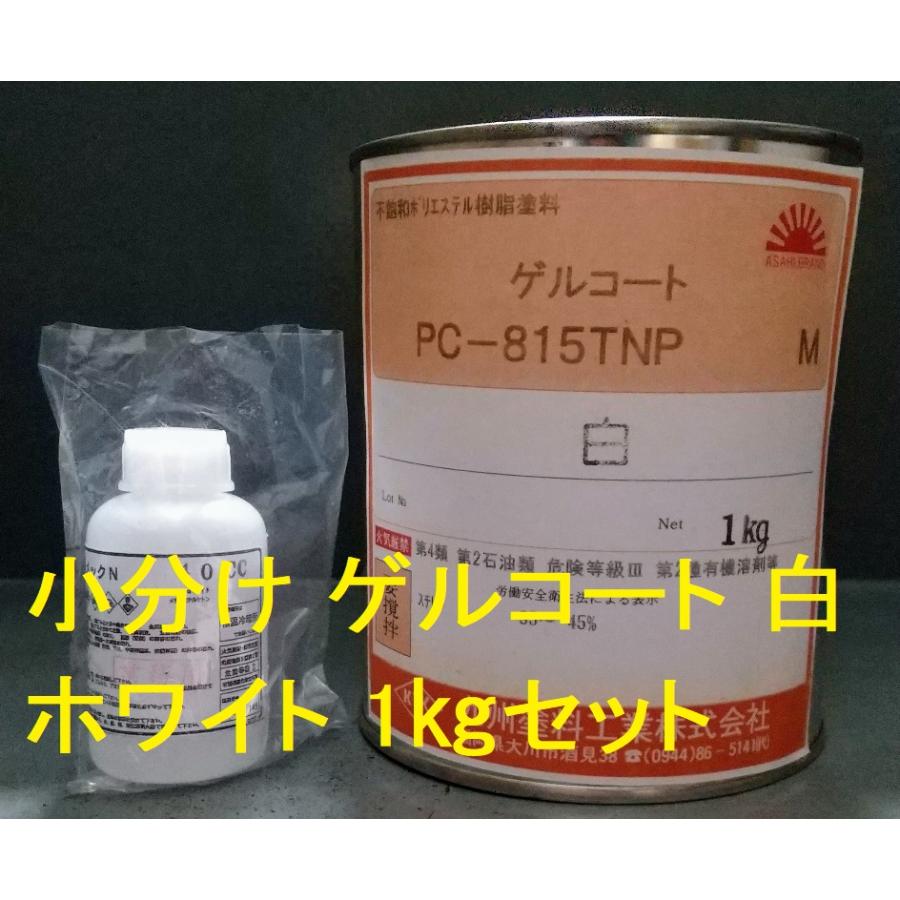 FRP ゲルコート 白 小分け１kgセット(硬化剤40g付き)ポリエステル樹脂