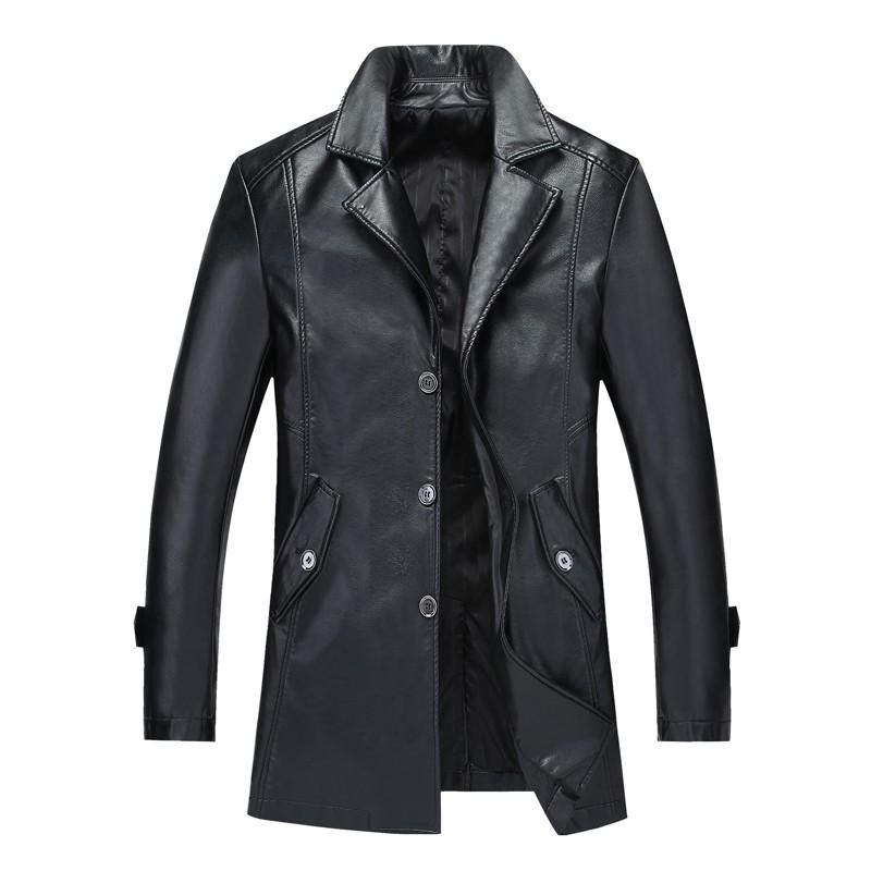 18新作 フェイクレザー ミリタリーコート メンズトレンチコート Puレザーロング丈 合成皮革 16秋冬 防風防寒 Bnld ベンキア 通販 Yahoo ショッピング