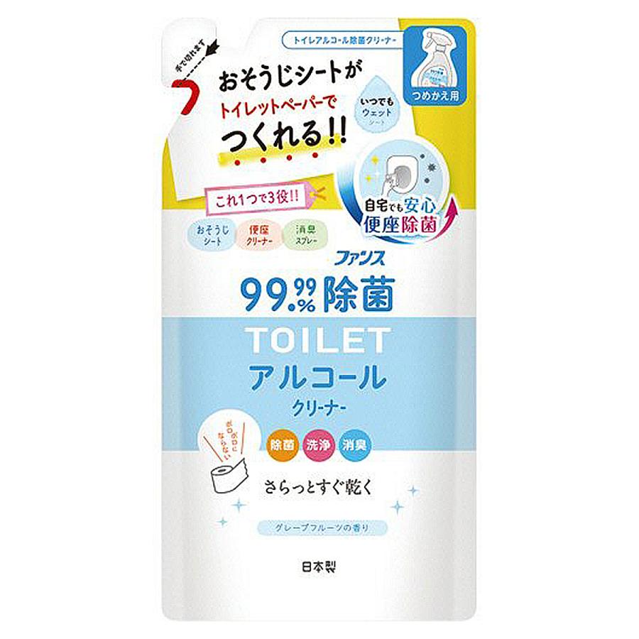 第一石鹸 ファンス トイレ用 アルコール除菌クリーナー 詰替用 350ml｜benkyoannexx