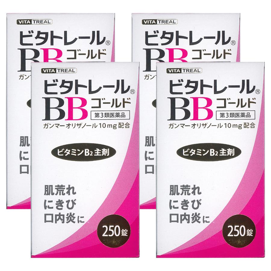 ビタトレール 【第3類医薬品】ビタトレールBBゴールド 250錠×4個セット : くすりの勉強堂 アネックス - 通販 - Yahoo!ショッピング