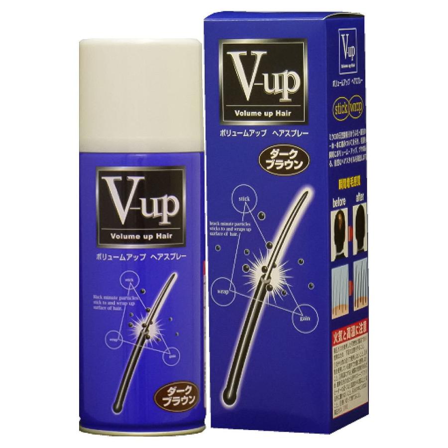 ピノーレ V-up ヘアスプレー ダークブラウン 200g10本セット PINOLE（ピノーレ） V-UPヘアスプレー ダークブラウン 200g : くすりの