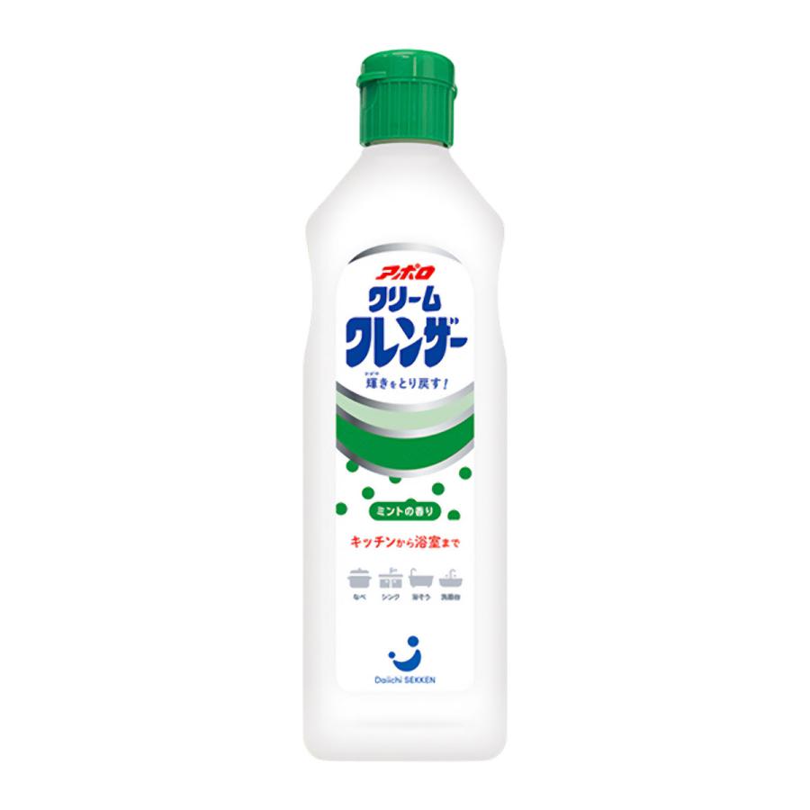 第一石鹸 アポロ クリームクレンザー ミントの香り 400g : くすりの