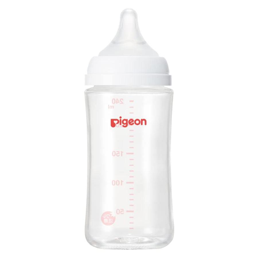 Pigeon（ピジョン） 母乳実感 哺乳びん 耐熱ガラス製 240ml : くすりの