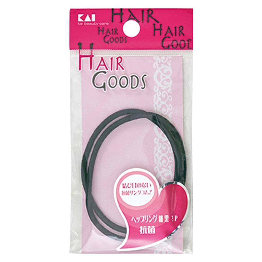 半額SALE☆ 貝印 ヘップリング ヘアゴム 茶 4P 貝印 H G ヘップリング 太 黒 2P 抗菌 × 360点