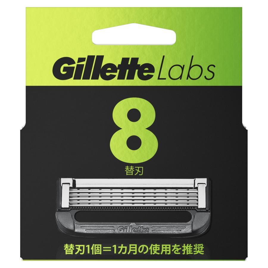 Gillette Labs 替刃 8個入 3箱セット Gillette Labs ジレット ラボ 角質除去バー搭載 替刃 8個入 : くすりの