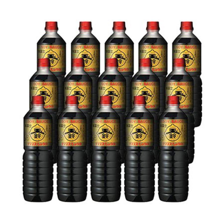 ブランド登録なし - 玉鈴醤油 味富士1L ペットボトル ×15本仕掛ける 食品-醤油-だし醤油