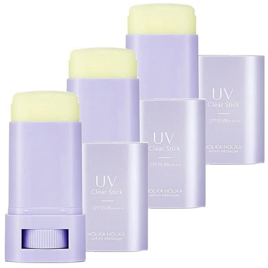 HOLIKA HOLIKA UV クリアスティック 3個セット HOLIKA ホリカホリカ UV クリアスティック 2022 17g×3個セット