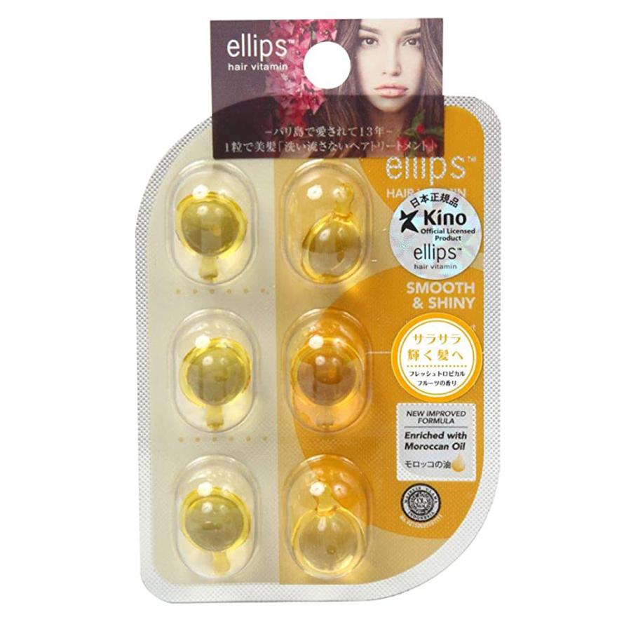 Ellips エリップス ヘアビタミン スムース シャイニー Smooth Shiny クリアイエロー 6粒入 くすりの勉強堂 通販 Paypayモール