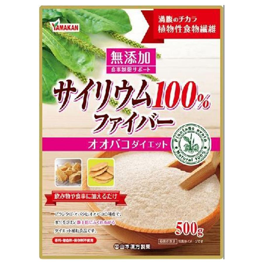 山本漢方 サイリウム100% (500g)｜benkyoudou