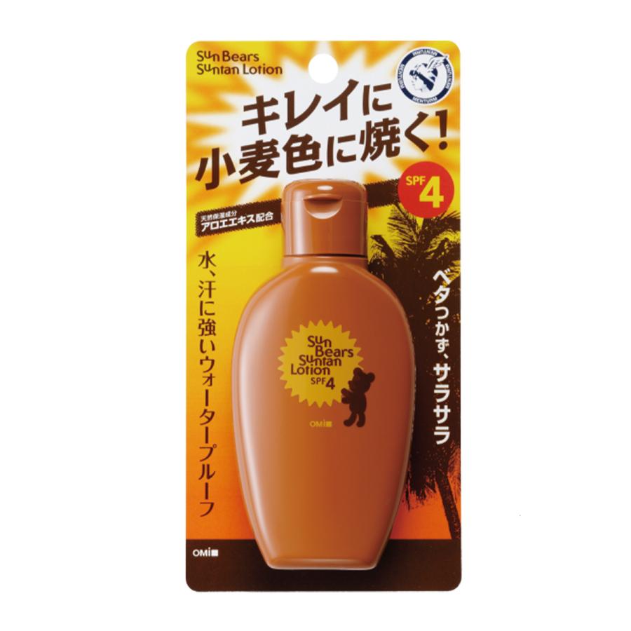 メンターム サンベアーズ　サンタンローション　SPF4　100ml｜benkyoudou